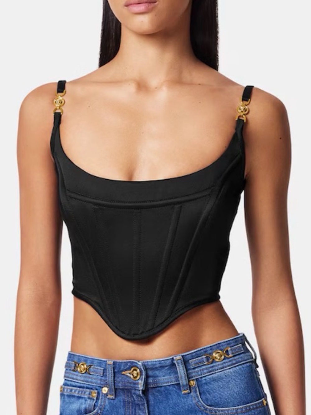 Medusa '95 Satin Corset Top